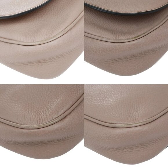 GUCCI GG Interlocking Chain Tassel Shoulder Hand Bag Leather Pink Gold 79EF745 - Picture 7 of 15